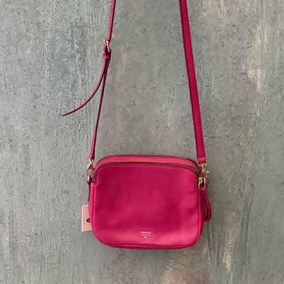 NEW FOSSIL Pink  Sydney Crossbody - Picture 4 of 14